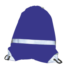 Reflektierender Rucksack - blau